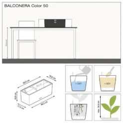 Osmo Balconera Altankasse - Hvid Lechuza Balconera Altankasse Hvid Model 50, Glat -Osmo Salgsbutik p19349 35928 lechuza balconera altankasse hvid f74d