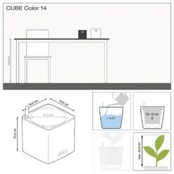 Osmo CUBE Mini - Granit Lechuza CUBE Mini - Granitfarvet Model 14, Flet -Osmo Salgsbutik p35106 35947 lechuza cube granit color 0917