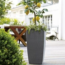 Osmo Casa, Mesh Column Krukke - Granite Casa, Mesh Column Krukke - Granitfarvet Model 30